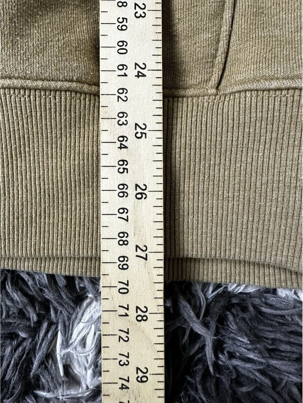 The North Face Hoodie Pullover Sweatshirt Brown Gold Mens Large L Patch